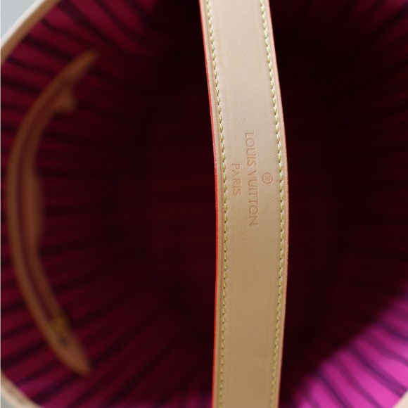 Brown Monogram Shoulder Bag with Tan Trim - Picture 10 of 11